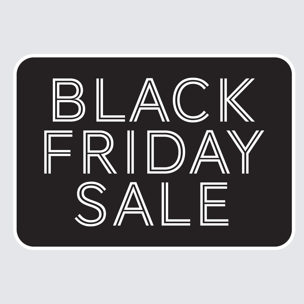 Black Friday Sale Window Sticker BLACK