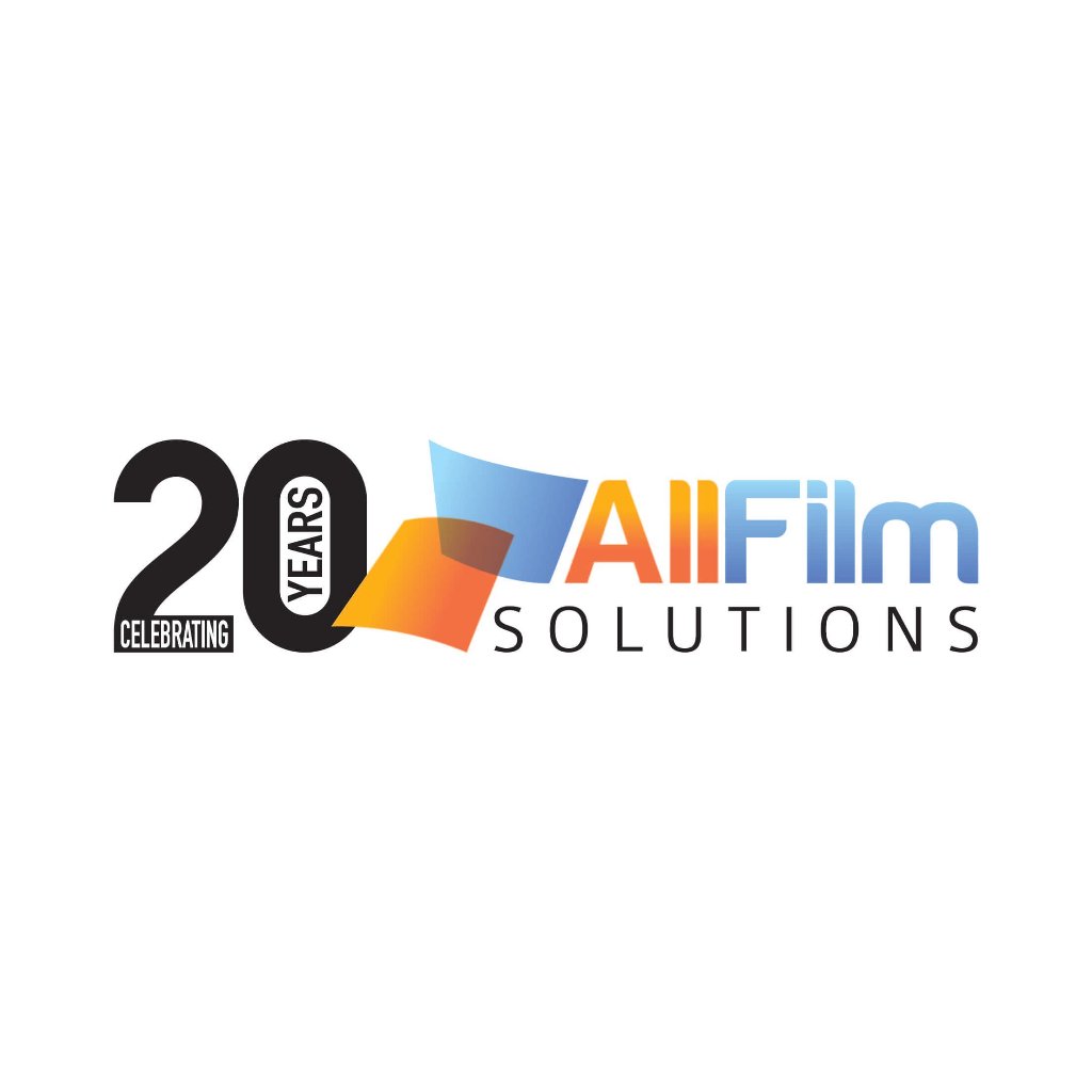 All Film Solutions Logo celebrating 20 years white background