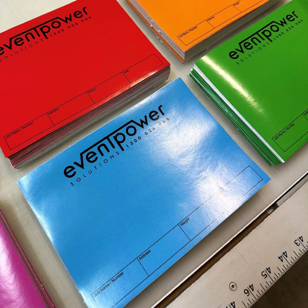 Eventpower coloured stickers