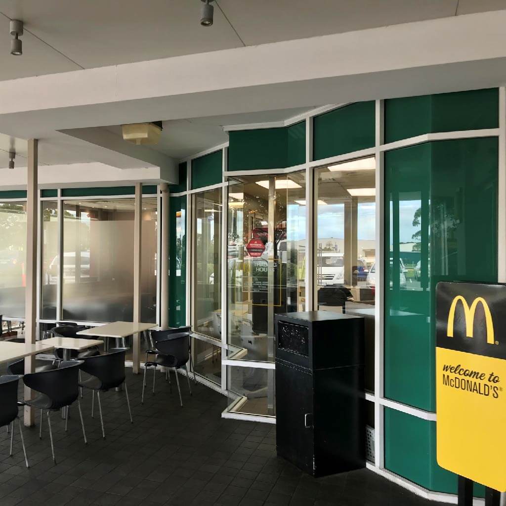 Inside McDonald store