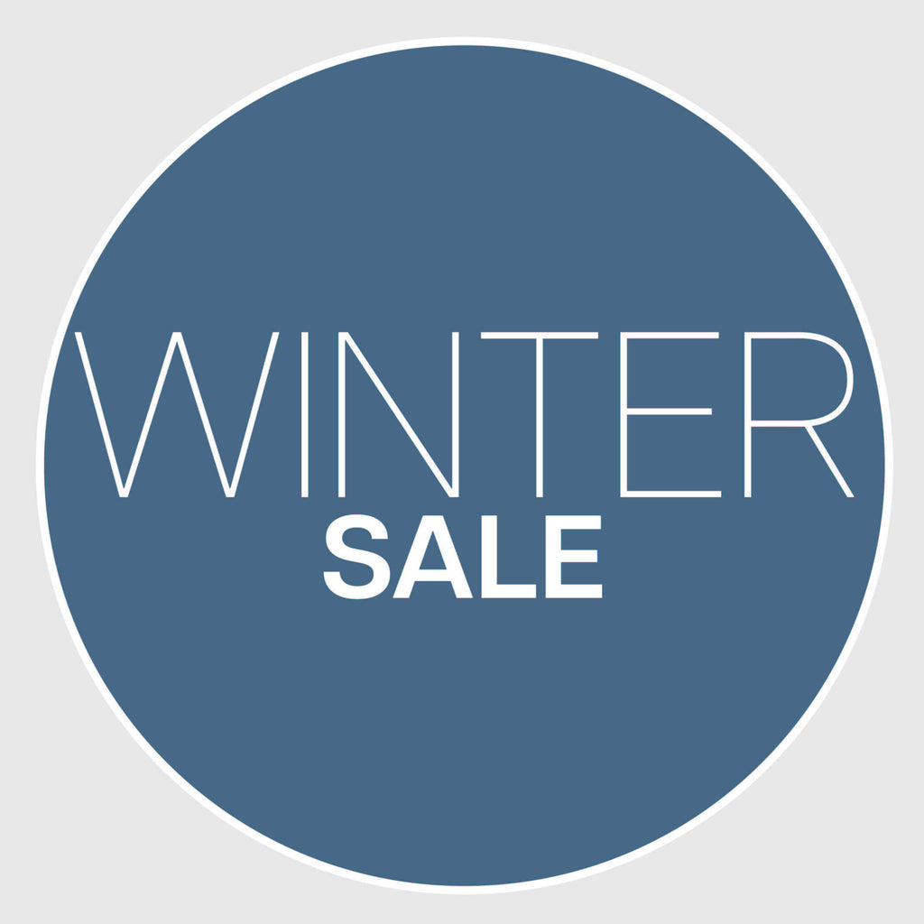 winter sale window stickers