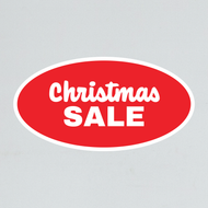 CHRISTMAS SALE Window Sticker